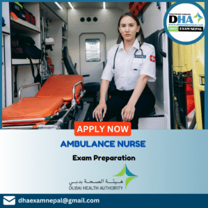 DHA Ambulance Nurse Exam Preparation MCQs