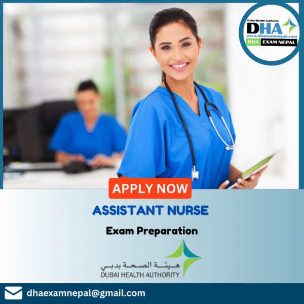 DHA Assistant Nurse Exam Preparation MCQs