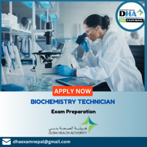 DHA Biochemistry Technician Exam Preparation MCQs