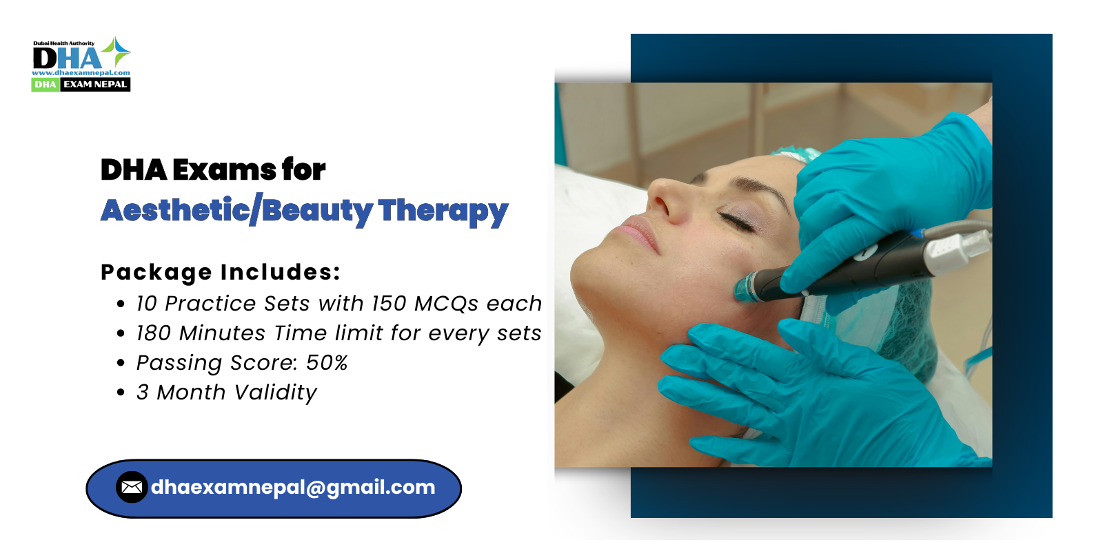 DHA Exams for Aesthetic_Beauty Therapy
