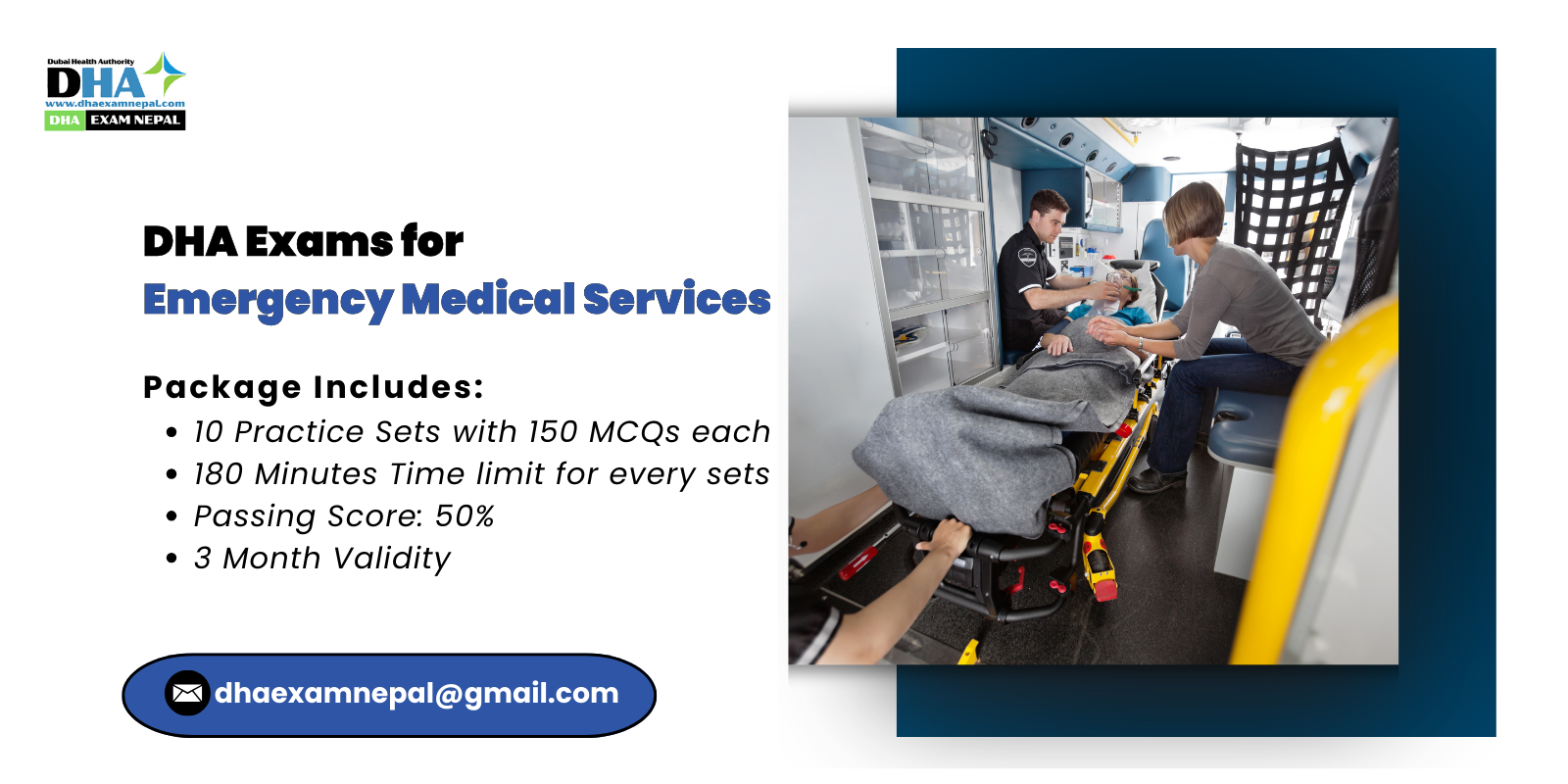 DHA Exams for Emergency Medical Services