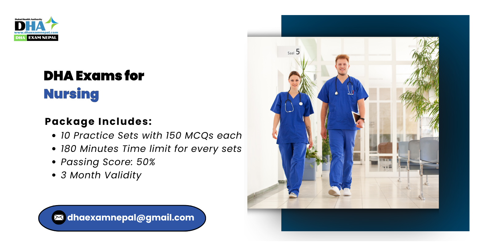 DHA Exams for Nursing