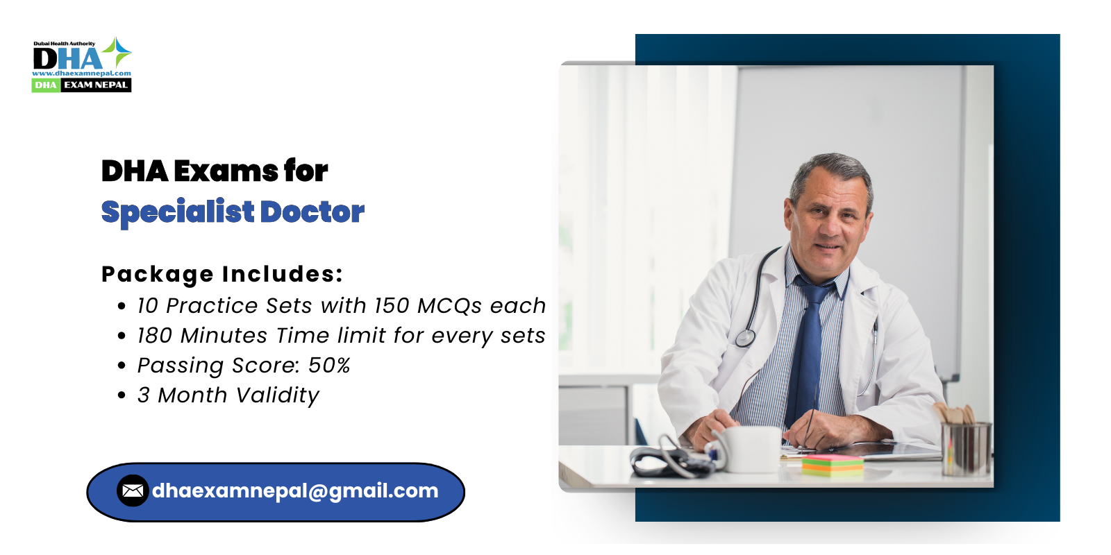 DHA Exams for Specialist Doctor