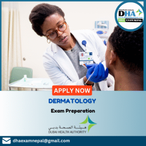 DHA Dermatology Exam Preparation MCQs