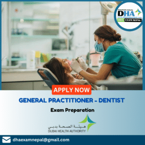 DHA General Practitioner (GP) - Dentist Exam Preparation MCQs