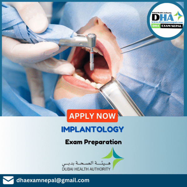 DHA Implantology Exam Preparation MCQs