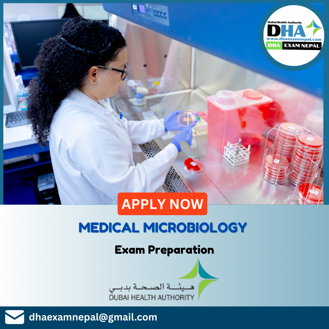 DHA Medical Microbiology Exam Preparation MCQs