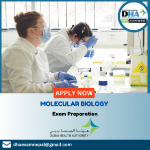 DHA Molecular Biology Exam Preparation MCQs