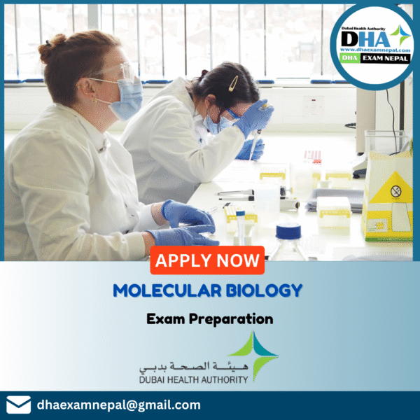 DHA Molecular Biology Exam Preparation MCQs