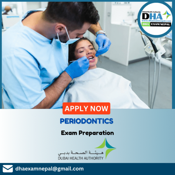 DHA Periodontics Exam Preparation MCQs