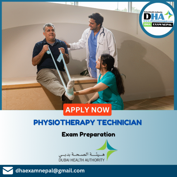 DHA Physiotherapy Technician Exam Preparation MCQs