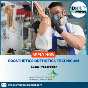 DHA Prosthetics and Orthotics Technician Exam Preparation MCQs