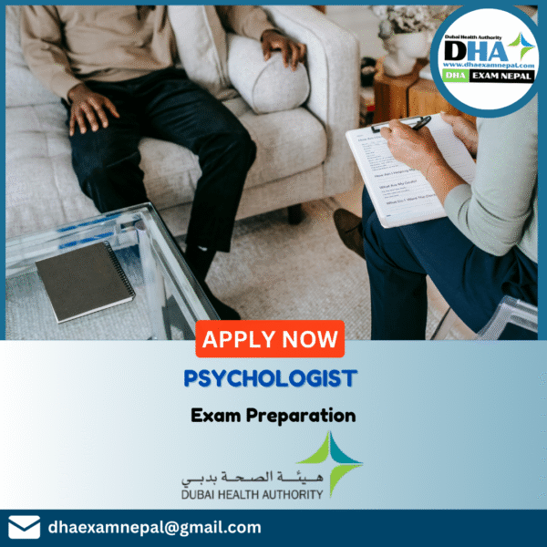 DHA Psychologist Exam Preparation MCQs