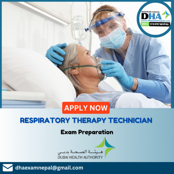 DHA Respiratory Therapy Technician Exam Preparation MCQs