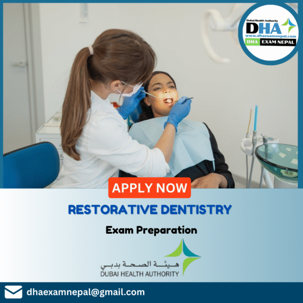 DHA Restorative Dentistry Exam Preparation MCQs