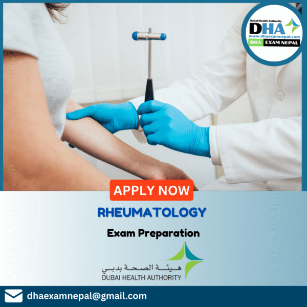DHA Rheumatology Exam Preparation MCQs